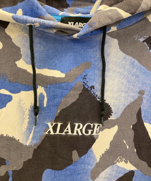 X-LARGE（エクストララージ）X-LARGE (エクストララージ) プルオーバーパーカー ブルー サイズ:XLの古着・服飾アイテム