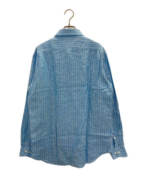 LANVIN COLLECTION（ランバンコレクション）LANVIN COLLECTION (ランバンコレクション) リネンシャツ ブルー サイズ:50の古着・服飾アイテム