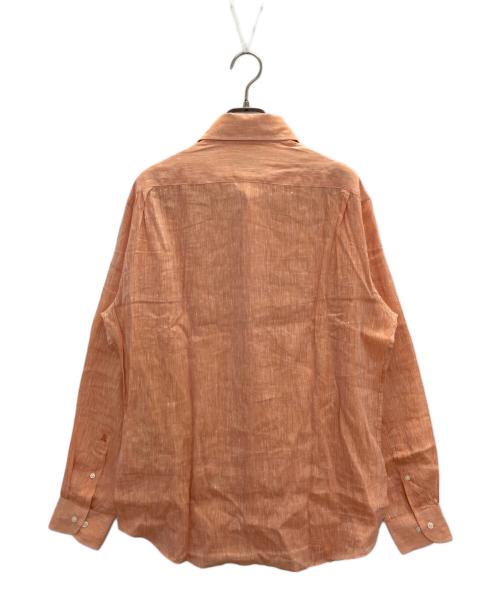 LANVIN COLLECTION（ランバンコレクション）LANVIN COLLECTION (ランバンコレクション) リネンシャツ オレンジ サイズ:50の古着・服飾アイテム