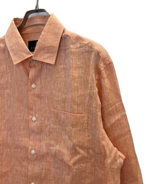 LANVIN COLLECTION（ランバンコレクション）LANVIN COLLECTION (ランバンコレクション) リネンシャツ オレンジ サイズ:50の古着・服飾アイテム