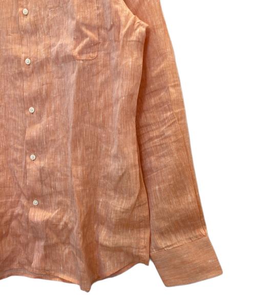 LANVIN COLLECTION（ランバンコレクション）LANVIN COLLECTION (ランバンコレクション) リネンシャツ オレンジ サイズ:50の古着・服飾アイテム