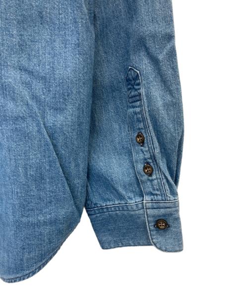 PAPAS（パパス）PAPAS (パパス) B.D.デニムシャツ インディゴ サイズ:50の古着・服飾アイテム