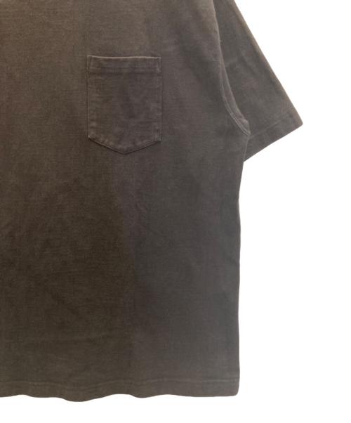 CIOTA（シオタ）CIOTA (シオタ) スビンコットン10/-度詰吊り天竺ポケット付き半袖T フェードブラック サイズ:6の古着・服飾アイテム