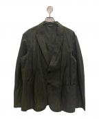 MORRIS&SONSモリスアンドサンズ）の古着「リネンテーラードジャケット」｜グリーン