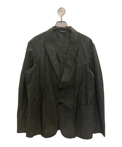 MORRIS&SONS（モリスアンドサンズ）MORRIS&SONS (モリスアンドサンズ) リネンテーラードジャケット グリーン サイズ:2の古着・服飾アイテム