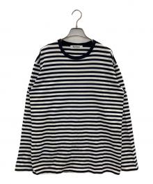 Barbour（バブアー）の古着「ボーダーL/S Tシャツ」｜ホワイト×ネイビー