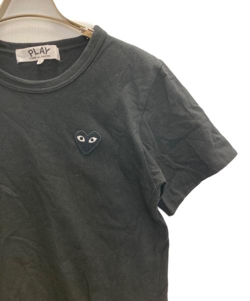 PLAY COMME des GARCONS（プレイコムデギャルソン）PLAY COMME des GARCONS (プレイ コムデギャルソン) PLAY T-SHIRT BLACK HEART ブラック サイズ:Lの古着・服飾アイテム
