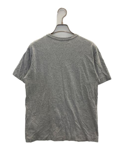 PLAY COMME des GARCONS（プレイコムデギャルソン）PLAY COMME des GARCONS (プレイ コムデギャルソン) ダブル・ハートワッペン・Tシャツ グレー サイズ:Sの古着・服飾アイテム