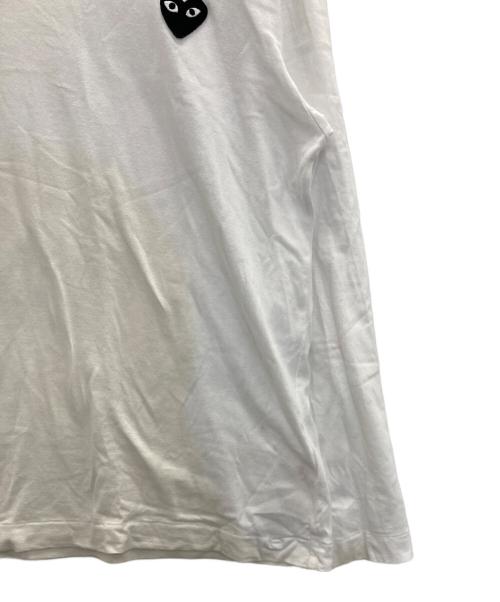 PLAY COMME des GARCONS（プレイコムデギャルソン）PLAY COMME des GARCONS (プレイ コムデギャルソン) PLAY LONG SLEEVE T-SHIRT ホワイト サイズ:Mの古着・服飾アイテム
