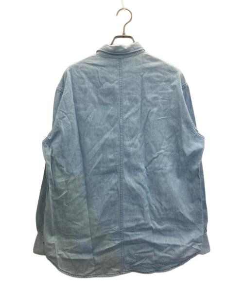 URU（ウル）URU (ウル) ブリーチデニムシャツ ライトインディゴ サイズ:1の古着・服飾アイテム