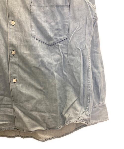 URU（ウル）URU (ウル) ブリーチデニムシャツ ライトインディゴ サイズ:1の古着・服飾アイテム
