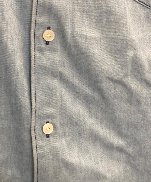 URU（ウル）URU (ウル) ブリーチデニムシャツ ライトインディゴ サイズ:1の古着・服飾アイテム