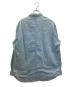 URU (ウル) ブリーチデニムシャツ ライトインディゴ サイズ:1：4000円