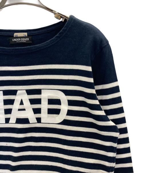 UNDERCOVER（アンダーカバー）UNDERCOVER (アンダーカバー) MAD STORE BORDER L/S ネイビー サイズ:Mの古着・服飾アイテム