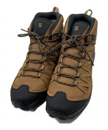 SALOMON（サロモン）の古着「X WARD LEATHER MID GTX」｜ブラウン