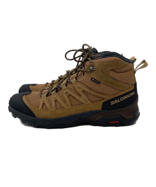 SALOMON（サロモン）SALOMON (サロモン) X WARD LEATHER MID GTX ブラウン サイズ:27.5cmの古着・服飾アイテム