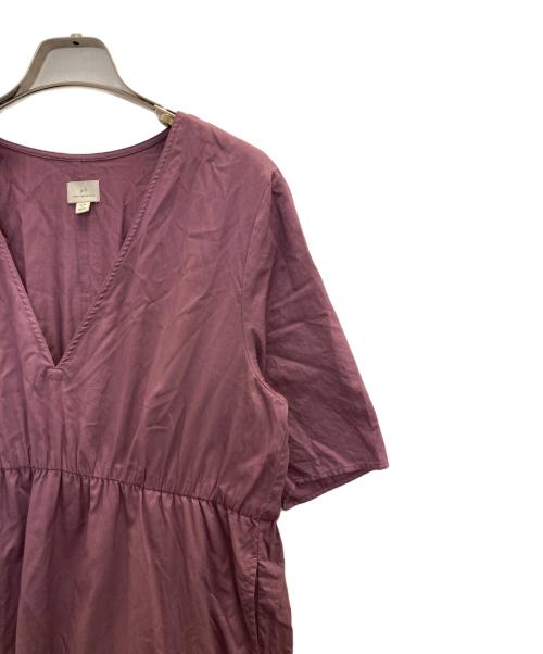green label relaxing（グリーンレーベルリラクシング）green label relaxing (グリーンレーベルリラクシング) INDIA ティアード ワンピース パープル サイズ:FREEの古着・服飾アイテム