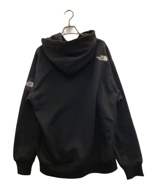 THE NORTH FACE（ザ ノース フェイス）THE NORTH FACE (ザ ノース フェイス) スクエアロゴフルジップパーカー ブラック サイズ:Ｌの古着・服飾アイテム