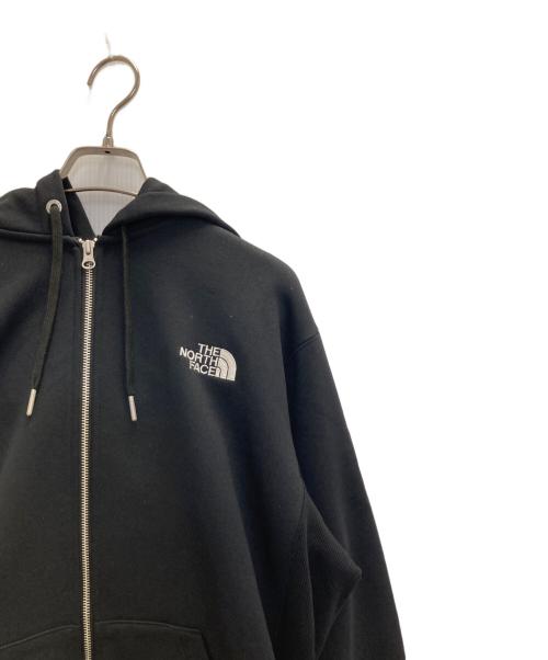 THE NORTH FACE（ザ ノース フェイス）THE NORTH FACE (ザ ノース フェイス) スクエアロゴフルジップパーカー ブラック サイズ:Ｌの古着・服飾アイテム