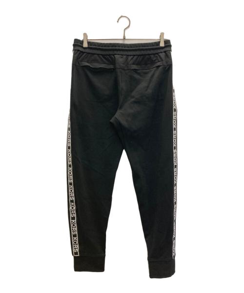 MICHAEL KORS（マイケル・コース）MICHAEL KORS (マイケルコース) Logo Tape Cotton Blend Joggers ブラック サイズ:Ⅿの古着・服飾アイテム