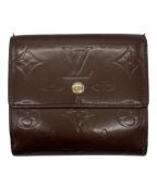 LOUIS VUITTONルイ ヴィトン）の古着「ヴェルニ ポルトモネ ビエ カルト」｜ブラウン