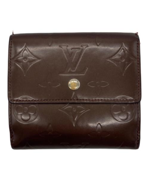 LOUIS VUITTON（ルイ ヴィトン）LOUIS VUITTON (ルイ ヴィトン) ヴェルニ ポルトモネ ビエ カルト ブラウンの古着・服飾アイテム