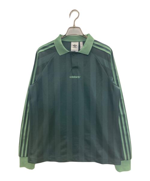 adidas Originals（アディダスオリジナル）adidas originals (アディダスオリジナル) ゲームシャツ グリーン サイズ:XSの古着・服飾アイテム