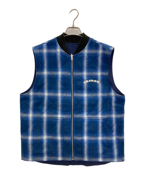 X-LARGE（エクストララージ）X-LARGE (エクストララージ) リバーシブルベスト ネイビー サイズ:Mの古着・服飾アイテム