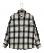 solaris&coソラリスアンドコー）の古着「オンブレチェックシャツ」｜グレー