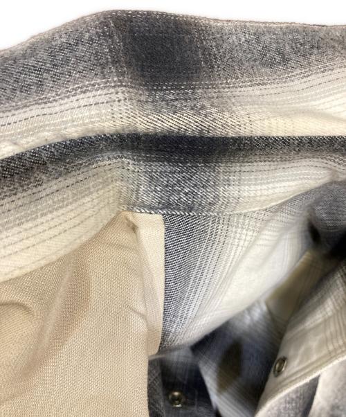 solaris&co（ソラリスアンドコー）solaris&co (ソラリスアンドコー) オンブレチェックシャツ グレー サイズ:38の古着・服飾アイテム