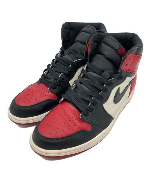 NIKE（ナイキ）NIKE (ナイキ) Air Jordan 1 Retro High OG Bred Toe サイズ:30㎝の古着・服飾アイテム