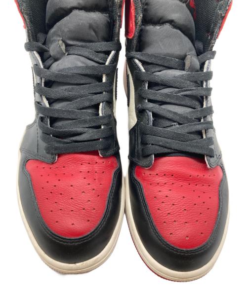 NIKE（ナイキ）NIKE (ナイキ) Air Jordan 1 Retro High OG Bred Toe サイズ:30㎝の古着・服飾アイテム
