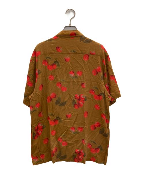 SUPREME（シュプリーム）SUPREME (シュプリーム) Cherry Rayon S/S Shirt ブラウン サイズ:Mの古着・服飾アイテム