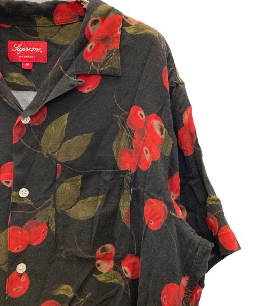 SUPREME（シュプリーム）SUPREME (シュプリーム) Cherry Rayon S/S Shirt ブラック サイズ:Mの古着・服飾アイテム