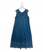 Pal'las Palaceパラスパレス）の古着「ノースリーブワンピース」｜インディゴ