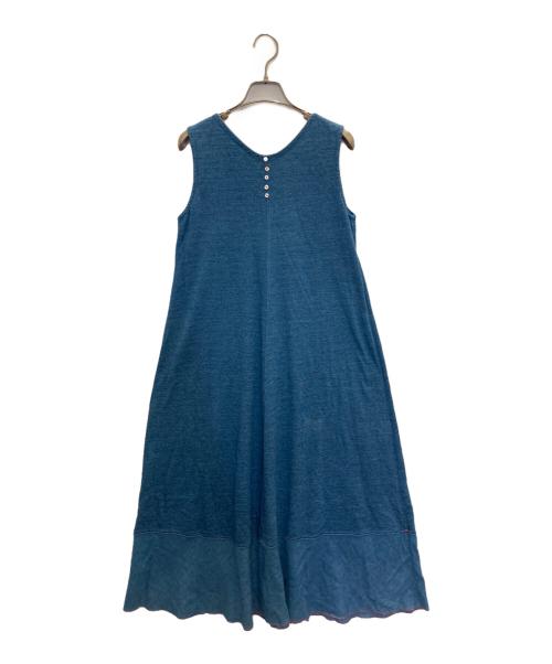 Pal'las Palace（パラスパレス）Pal'las Palace (パラスパレス) ノースリーブワンピース インディゴの古着・服飾アイテム