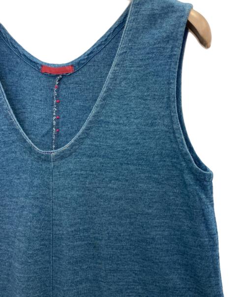 Pal'las Palace（パラスパレス）Pal'las Palace (パラスパレス) ノースリーブワンピース インディゴの古着・服飾アイテム