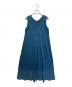 Pal'las Palace（パラスパレス）の古着「ノースリーブワンピース」｜インディゴ