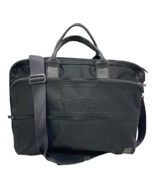 PORTER（ポーター）PORTER (ポーター) TIME 2WAY OVERNIGHT BRIEFCASE ブラックの古着・服飾アイテム