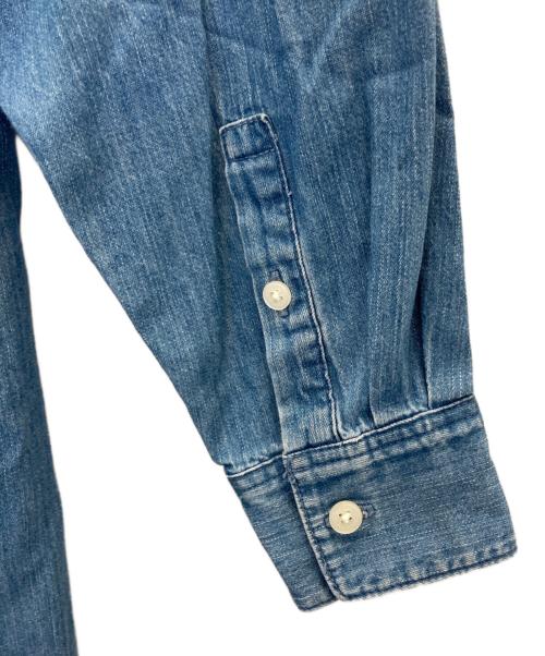 LACOSTE（ラコステ）LACOSTE (ラコステ) デニムシャツワンピース インディゴ サイズ:34の古着・服飾アイテム