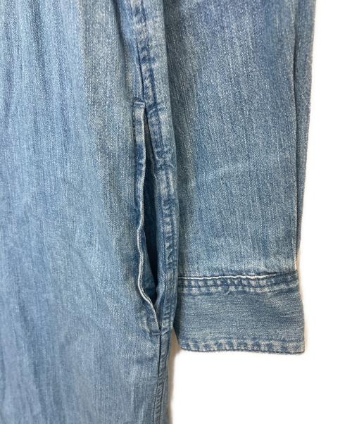 LACOSTE（ラコステ）LACOSTE (ラコステ) デニムシャツワンピース インディゴ サイズ:34の古着・服飾アイテム