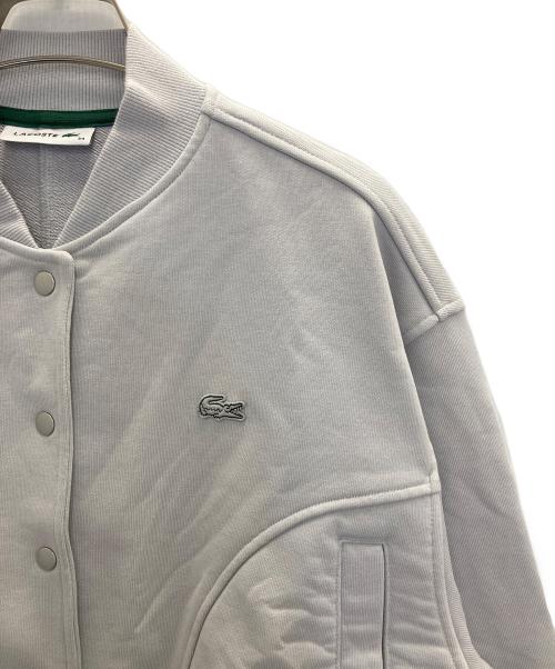 LACOSTE（ラコステ）LACOSTE (ラコステ) 裏パイルスウェットMA-1ブルゾン スカイブルー サイズ:34 未使用品の古着・服飾アイテム