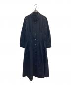 m,i,d,エムアイディー）の古着「ウエストタックシャツワンピース」｜ネイビー