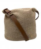 russetラシット）の古着「ナイロンカゴショルダーバッグ」｜ベージュ