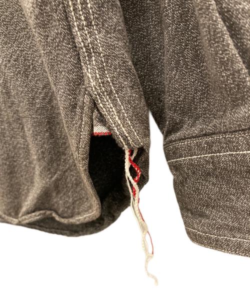 SUGAR CANE（シュガーケーン）SUGAR CANE (シュガーケーン) COTTON COVERT L/S WORK SHIRT ブラック サイズ:Lの古着・服飾アイテム