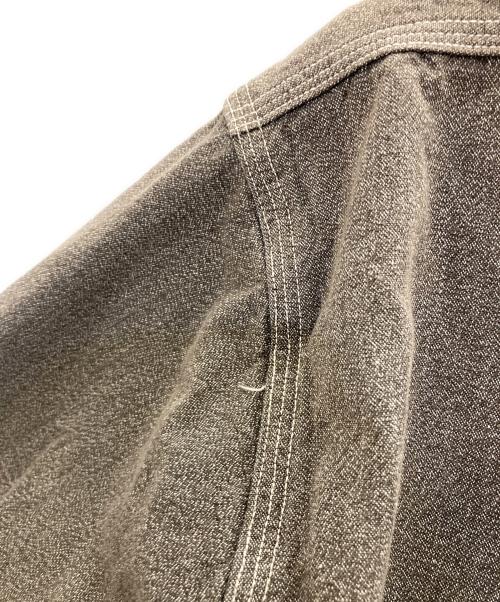 SUGAR CANE（シュガーケーン）SUGAR CANE (シュガーケーン) COTTON COVERT L/S WORK SHIRT ブラック サイズ:Lの古着・服飾アイテム