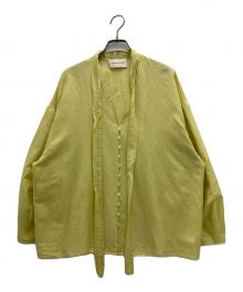 AEWEN MATOPH（イウエン マトフ）の古着「ボウタイブラウス」｜グリーン