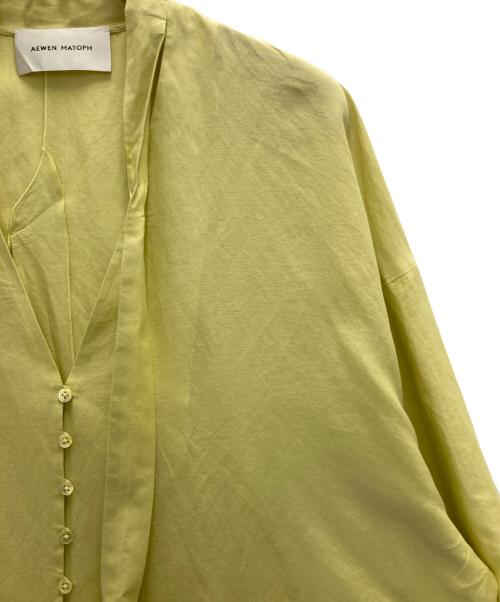 AEWEN MATOPH（イウエン マトフ）AEWEN MATOPH (イウエン マトフ) ボウタイブラウス グリーン サイズ:38の古着・服飾アイテム