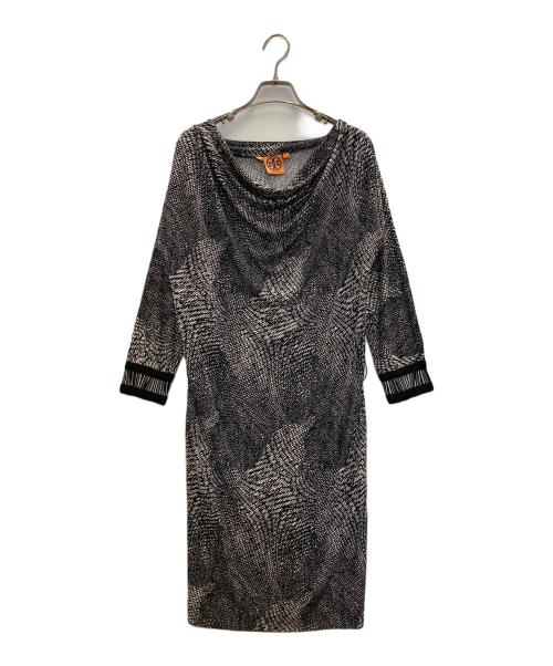 TORY BURCH（トリーバーチ）TORY BURCH (トリーバーチ) シルクワンピース ブラック サイズ:3の古着・服飾アイテム
