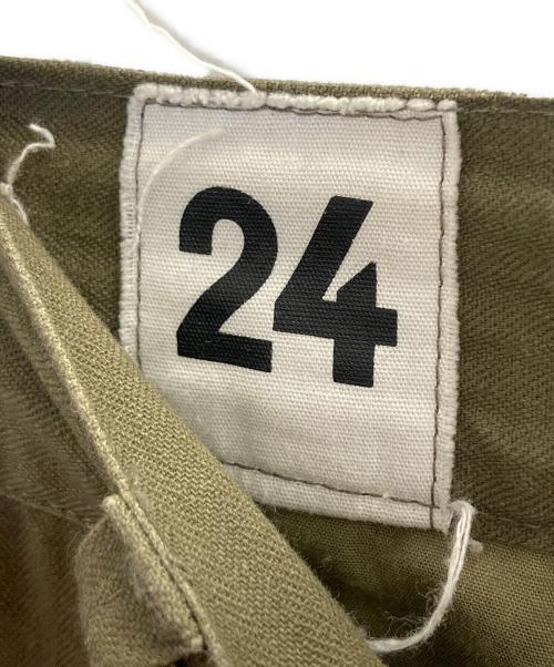 waiper（ワイパー）WAIPER (ワイパー) フランス軍M4-7カーゴパンツ オリーブ サイズ:24の古着・服飾アイテム